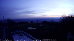 Pohled na jih, hrad Trosky