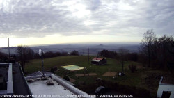 Pohled na jih, hrad Trosky