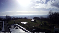 Pohled na jih, hrad Trosky