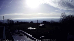 Pohled na jih, hrad Trosky