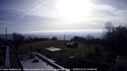 Pohled na jih, hrad Trosky