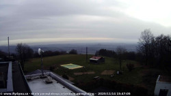 Pohled na jih, hrad Trosky