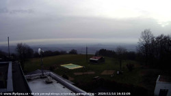 Pohled na jih, hrad Trosky