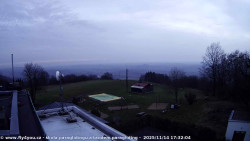 Pohled na jih, hrad Trosky