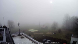 Pohled na jih, hrad Trosky