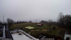 Pohled na jih, hrad Trosky