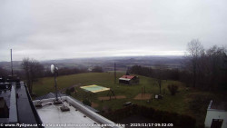 Pohled na jih, hrad Trosky