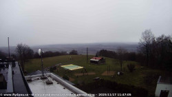 Pohled na jih, hrad Trosky