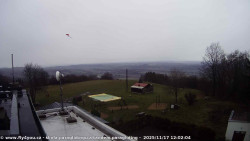 Pohled na jih, hrad Trosky