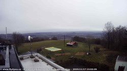 Pohled na jih, hrad Trosky