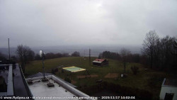 Pohled na jih, hrad Trosky