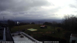 Pohled na jih, hrad Trosky