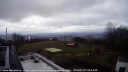 Pohled na jih, hrad Trosky