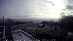 Pohled na jih, hrad Trosky