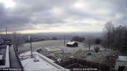 Pohled na jih, hrad Trosky