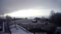 Pohled na jih, hrad Trosky