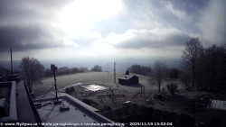 Pohled na jih, hrad Trosky