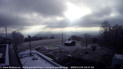 Pohled na jih, hrad Trosky