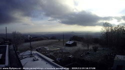 Pohled na jih, hrad Trosky