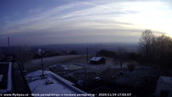 Pohled na jih, hrad Trosky