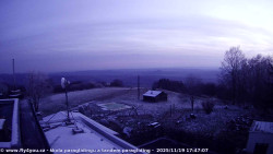 Pohled na jih, hrad Trosky