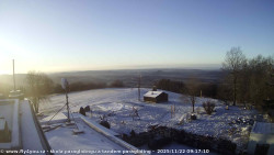 Pohled na jih, hrad Trosky