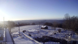 Pohled na jih, hrad Trosky