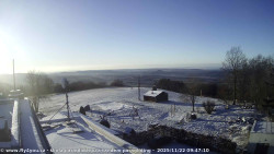 Pohled na jih, hrad Trosky