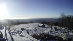 Pohled na jih, hrad Trosky