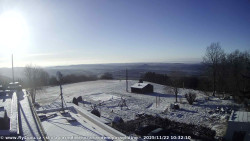 Pohled na jih, hrad Trosky