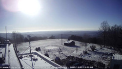 Pohled na jih, hrad Trosky