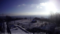 Pohled na jih, hrad Trosky