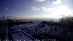 Pohled na jih, hrad Trosky