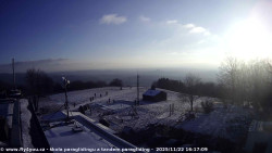 Pohled na jih, hrad Trosky