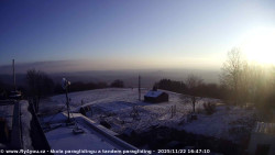 Pohled na jih, hrad Trosky