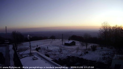 Pohled na jih, hrad Trosky