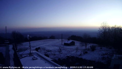 Pohled na jih, hrad Trosky