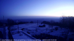 Pohled na jih, hrad Trosky