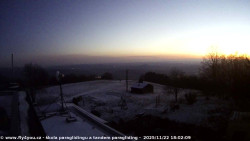 Pohled na jih, hrad Trosky