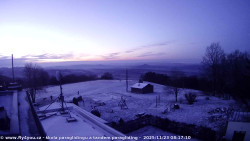 Pohled na jih, hrad Trosky