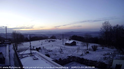 Pohled na jih, hrad Trosky