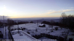 Pohled na jih, hrad Trosky