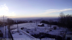 Pohled na jih, hrad Trosky