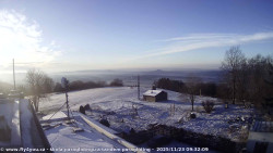 Pohled na jih, hrad Trosky