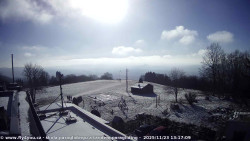 Pohled na jih, hrad Trosky