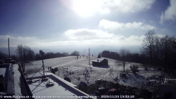 Pohled na jih, hrad Trosky