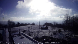 Pohled na jih, hrad Trosky