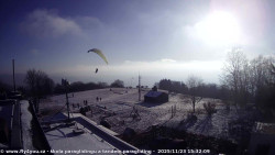 Pohled na jih, hrad Trosky