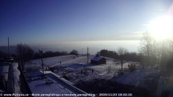 Pohled na jih, hrad Trosky