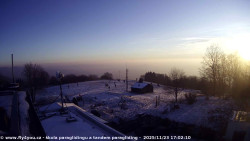 Pohled na jih, hrad Trosky